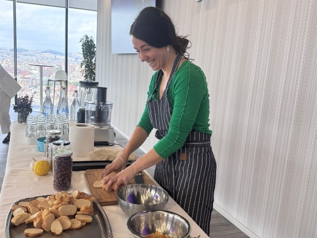 Showcooking de cocina de aprovechamiento Showcooking de cocina de aprovechamiento