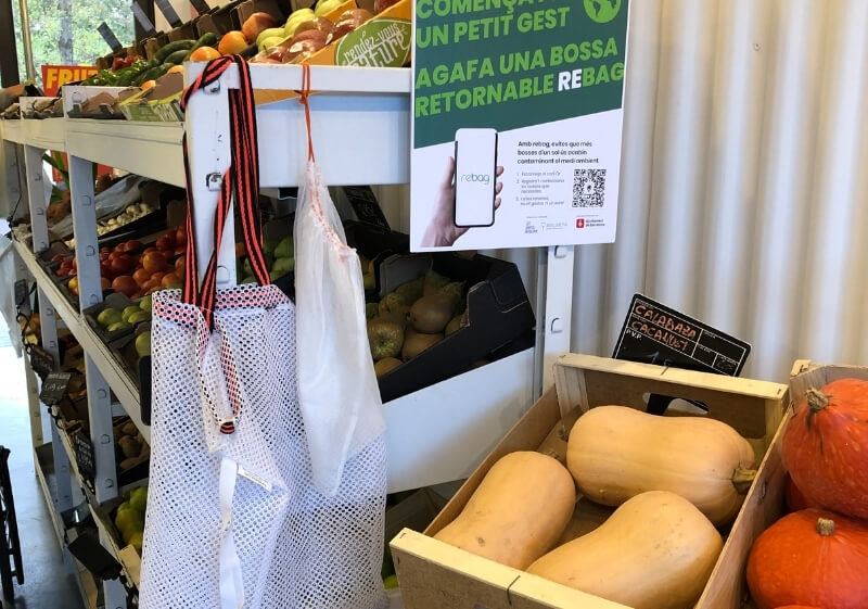 Restaurantes con servicio de reutilización de bolsas