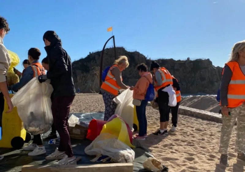 En playas como Masnou y Blanes