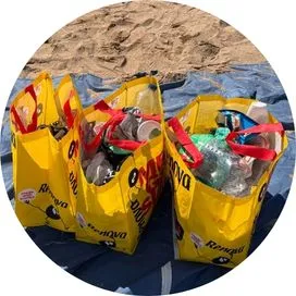 Imagen de bolsas reutilizables de rafia
